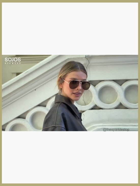 Metal Frame Polarized Aviator Sunglasses UV400 Protection Unisex main image 4